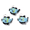 Handmade Lampwork Pendants LAMP-B035-01B-16-1