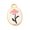 Printed Brass Pendants KK-K274-07G-2
