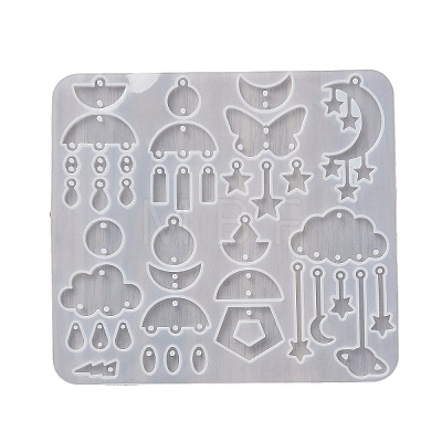 Earrings Pendants DIY Silicone Mold DIY-Q033-07A-1