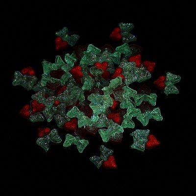 Luminous Resin Decoden Cabochons RESI-N039-83B-1