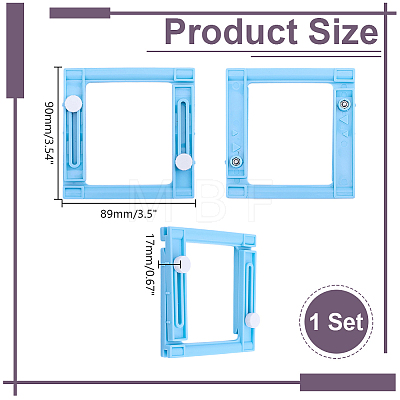 Plastic Tassel Maker Tool DIY-WH0591-559-1