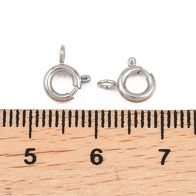 304 Stainless Steel Spring Gate Rings STAS-P437-11P-1