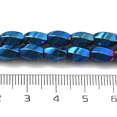 Electroplated Synthetic Magnetic Hematite Beads Strands G-P545-G01-02E-1