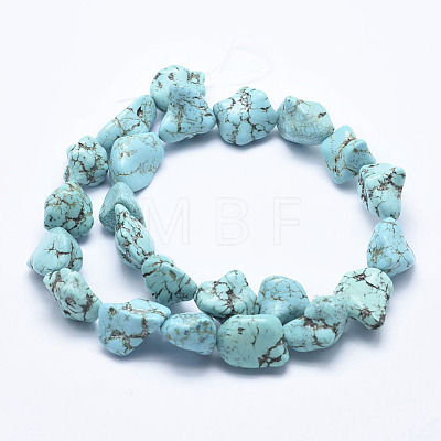 Natural Magnesite Beads Strands G-K244-05B-1