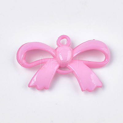 Opaque Solid Color Acrylic Pendants MACR-T030-09-1