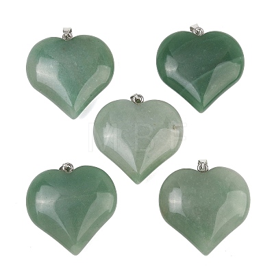 Natural Green Aventurine Pendants GG-K002-04O-1