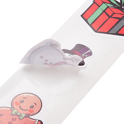 Christmas Round with Word Roll Stickers DIY-S045-01A-1