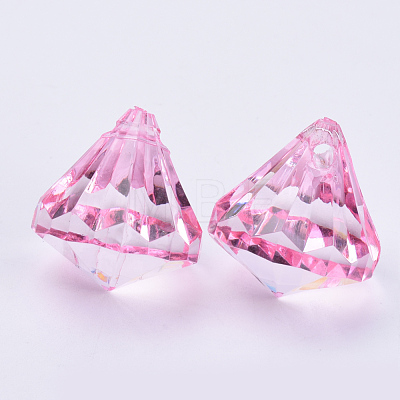 Transparent Acrylic Pendants TACR-Q260-G-V03-1