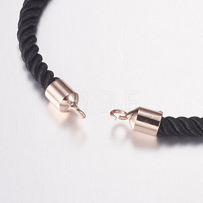 Nylon Twisted Cord Bracelet Making MAK-F019-04RG-1