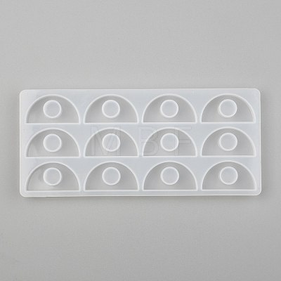 Semicircle Straw Topper Silicone Molds Decoration DIY-J003-07-1