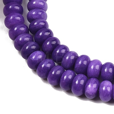 Dyed Natural White Jade Beads Strands G-G107-A24-01-1