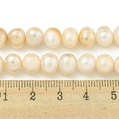 Natural Cultured Freshwater Pearl Beads Strands PEAR-C003-09F-1