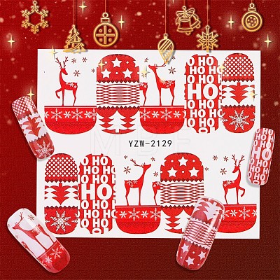 Christmas Series Nail Art Full-Cover Sticker MRMJ-Q058-M-1