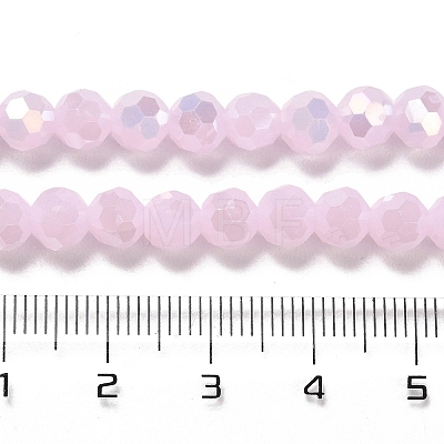 Imitation Jade Glass Beads Stands EGLA-A035-J6mm-B02-1