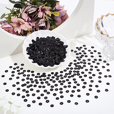 6000Pcs Plastic Paillette Beads PVC-PA0001-01D-1
