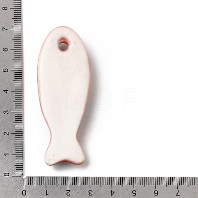 Hand-Painted Porcelain Big Pendants LA-CBAC6A6-06G-1