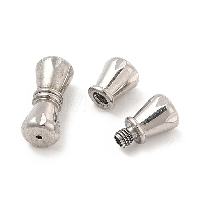 304 Stainless Steel Screw Clasps STAS-D246-02P-1