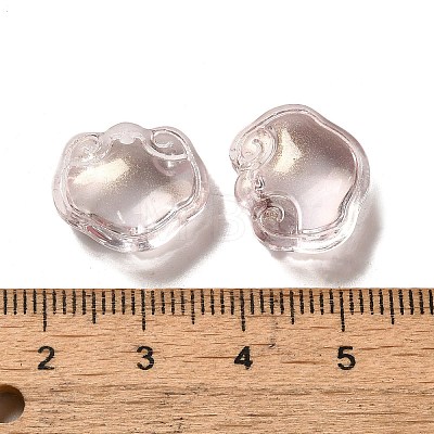 Transparent Glass Beads GLAA-D025-08C-1