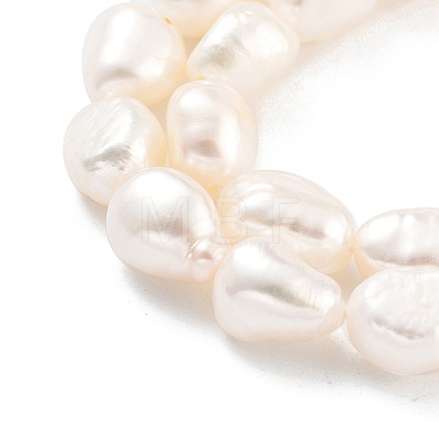 Natural Cultured Freshwater Pearl Beads Strands PEAR-P062-28I-1