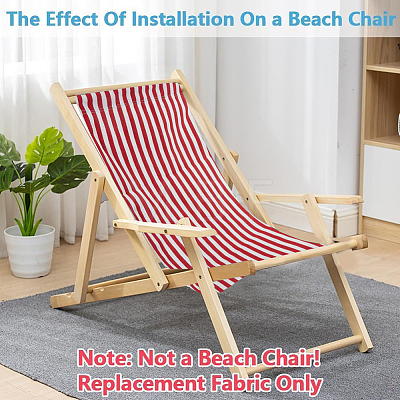 1Pc Stripe Polyester Chair Replacement Fabric AJEW-GF0014-50A-1