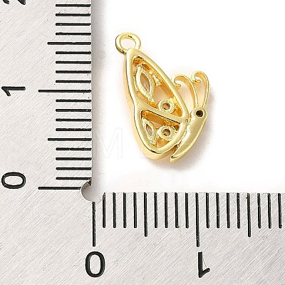 Brass Micro Pave Cubic Zirconia Pendants LS-ZIRC-P113-02G-1