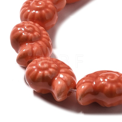 Handmade Porcelain Beads Strands PORC-I028-02H-1