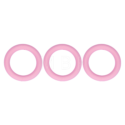 3Pcs Ring Silicone Focal Beads JX895G-01-1