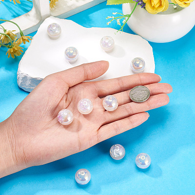 10Pcs Resin Beads PACR-TA0001-33L-1