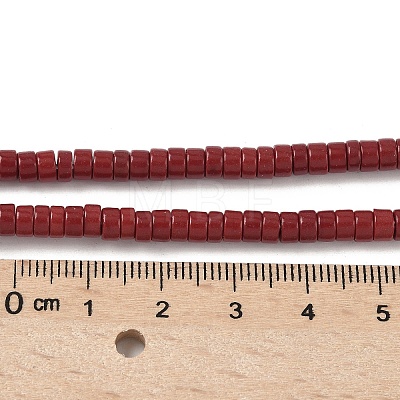 Dyed Natural Magnesite Beads Strands G-M448-F01-01-1