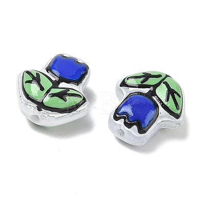 Transparent Glass Enamel Beads LAMP-C023-01B-1