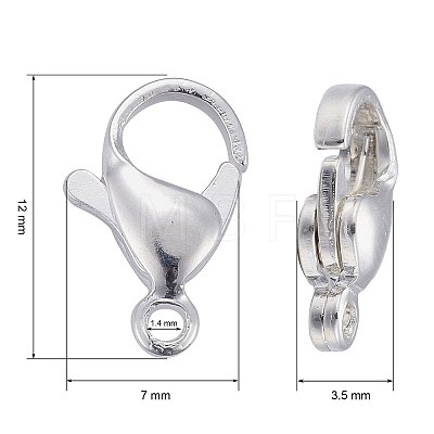 304 Stainless Steel Lobster Claw Clasps LS-X-STAS-E464-21E-S-1