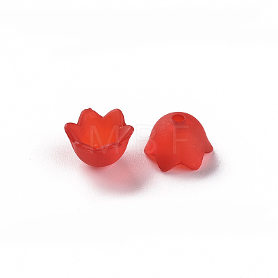 Transparent Acrylic Beads Caps PL543-6-1