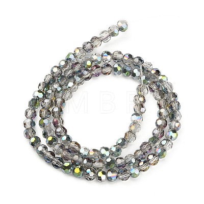 Electroplate Glass Beads Strands EGLA-D021-15-1