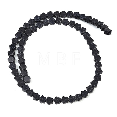 Synthetic Blue Goldstone Beads Strands GG-CBA199E-C02-02-1