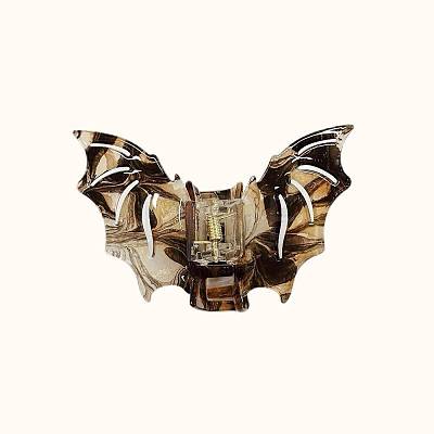 Halloween Acrylic Bat Claw Hair Clips PW-WG568AE-03-1