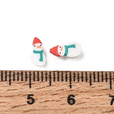 Christmas Handmade Polymer Clay Cabochons PY-CBA5A20-07A-1