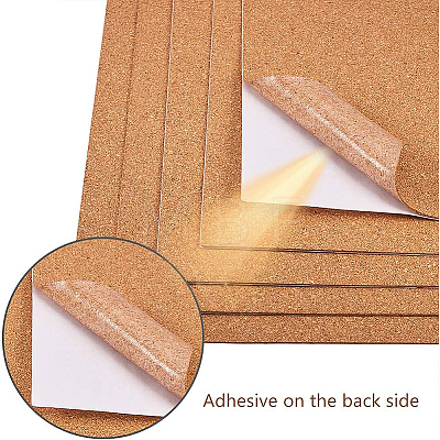 Self-Adhesive Cork Sheets DIY-BC0011-86-1