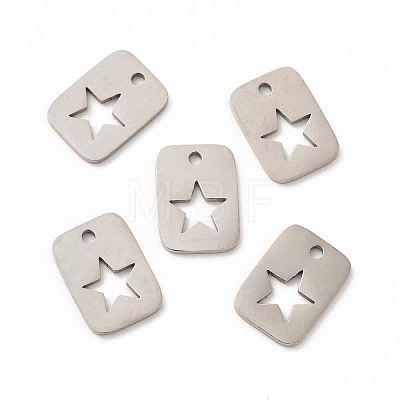 201 Stainless Steel Charms STAS-E188-01P-1