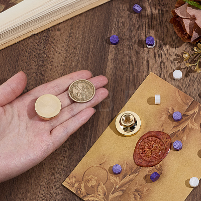 DIY Scrapbook Blank Brass Wax Seal Stamp Heads DIY-WH0899-902B-02-1