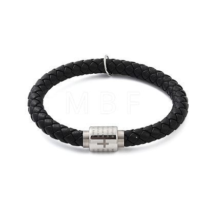 Braided Microfiber Leather Cord Bracelets BJEW-D304-13P-02-1