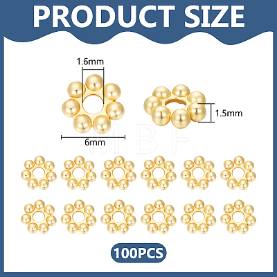 100Pcs 304 Stainless Steel Spacer Beads STAS-UN0057-94-1