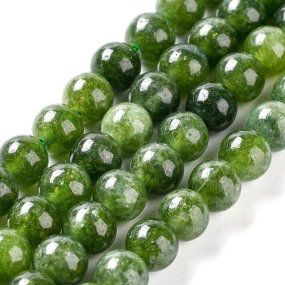 Dyed Natural Malaysia Jade Beads Strands G-G021-02A-13-1