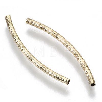 Brass Curved Tube Beads KK-R112-033C-NF-1