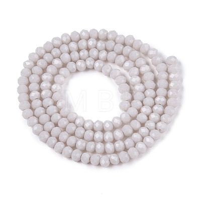 Opaque Solid Color Imitation Jade Glass Beads Strands EGLA-A044-P2mm-D19-1