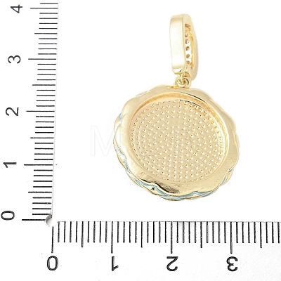 Brass Enamel Pendants KK-F886-03G-05-1