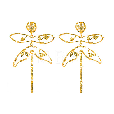 Alloy Dangle Stud Earrings WG85C04-01-1