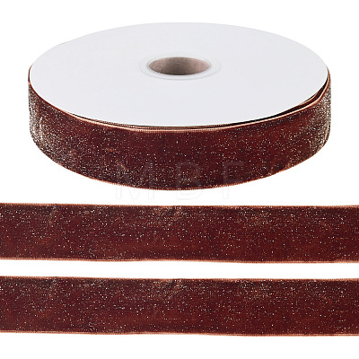 10 Yards Polyester Velvet Ribbon OCOR-TA0004-13E-1