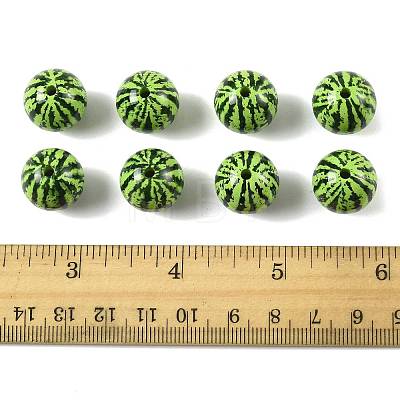 20Pcs Opaque Acrylic Beads MACR-FS0002-28B-1