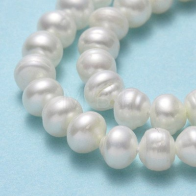 Natural Cultured Freshwater Pearl Beads Strands PEAR-A005-01A-1