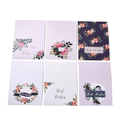 Rectangle Paper Greeting Cards DIY-C025-10-1